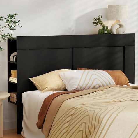 Artiss Queen Bed Headboard, 3-Tier Side Cube Shelves Headboards Tufted Beds Head Frame Base Upholstered with Engineered Wood, 158 x 28 x 111cm, Modern Design Black : Amazon.com.au: Home King Size Bed Head, White Queen Bed, Black Bed Frame, Headboard With Shelves, White Headboard, Cube Shelves, King Size Bed Frame, Frame Shelf, Double Bed Frame