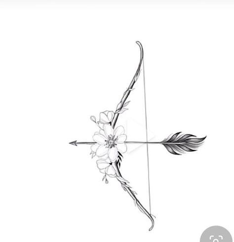 Side Back Tattoos, Bow Arrow Tattoos, Orion Tattoo, Archer Tattoo, Sagittarius Tattoo Designs, Arrow Tattoos For Women, Geometric Line Tattoo, Sagittarius Tattoo, Bow Tattoo