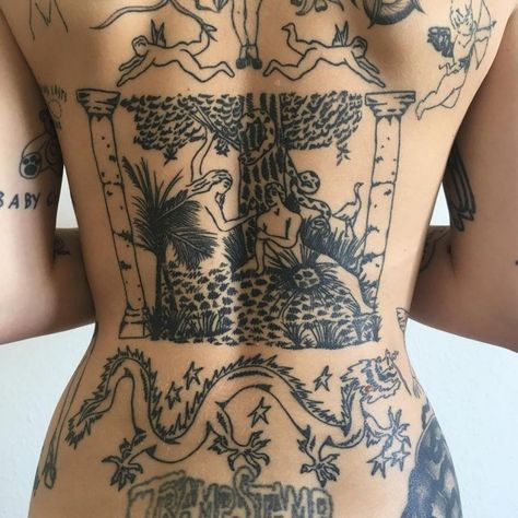 50+ Amazing Adam and Eve Tattoo Designs and Ideas – Body Art Guru Adam And Eve Tattoo, Eve Tattoo, Abrahamic Religions, Tattoo Board, Creation Myth, 4 Tattoo, Inspiration Tattoo, Tattoos Geometric, Time Tattoos