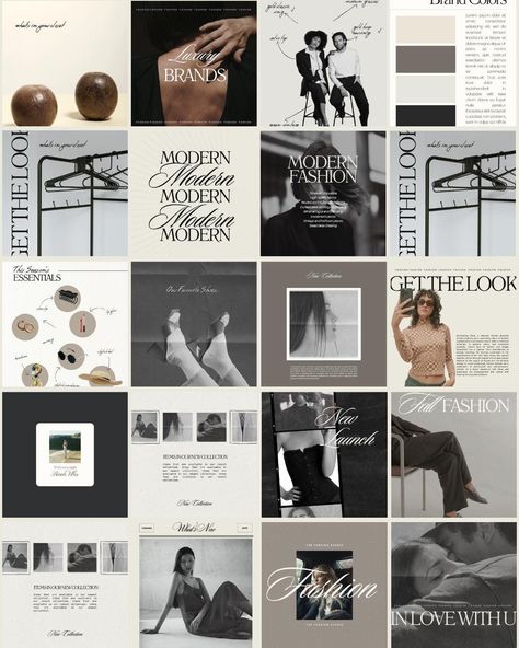 Social Media templates that are the perfect blend of aesthetic and trendy with our fashion-focused social media templates. Tailored for influencers and fashion brands, these customizable graphics will help you create a cohesive and stylish online presence. Ideal for making your posts stand out and attract the right audience. Perfect for anyone looking to elevate their social media game! What you will get:  20 editable social media canva templates Instagram Post Template Aesthetic, Canva Design Aesthetic, Sophisticated Social Media Design, Elegant Social Media Post, New Product Alert Post, Elegant Social Media Design, Luxury Social Media Design, Social Media Business Ideas, Instagram Template Design Business