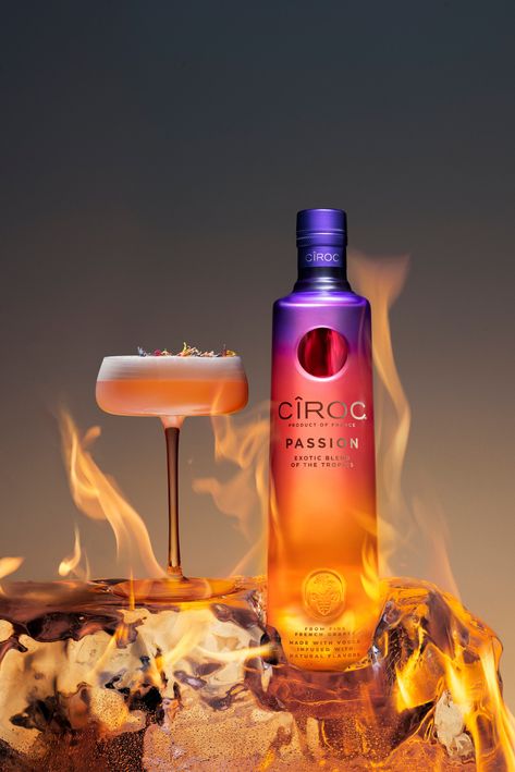 Passion Ciroc Drinks, Vodka Bottle Aesthetic, Ciroc Passion, Ciroc Drinks, Spirits Alcohol, Pink Vodka, Gin And Soda, Ciroc Vodka, Martinis Drinks