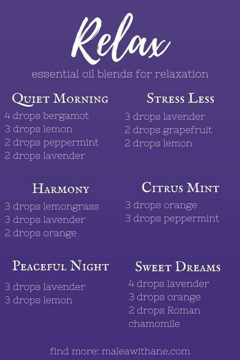 Relaxing Essential Oil Blends, Essential Oils Blends, Lilin Aroma, Relaxing Essential Oils, Essential Oil Combinations, Doterra Essential Oils Recipes, Essential Oil Diffuser Blends Recipes, Oils For Sleep, Young Living Essential Oils Recipes