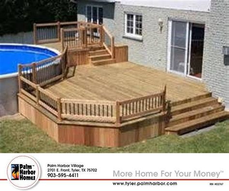 https://flic.kr/p/Lzm1kS | It should be against the law not to have a porch… Patios Ideas, Decks Around Pools, Pool Deck Plans, Swimming Pool Decks, Building A Porch, Patio Deck Designs, Mobile Home Porch, Enclosed Patio, Deck Designs Backyard