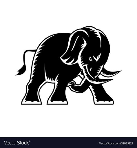 Architecture Sheets, Angry Elephant, Character Mascot, Elephant Illustration, Elephant Design, Cartoon Character, Cartoon Characters, Adobe Illustrator, Vector Images