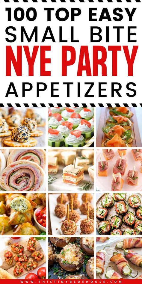 Holiday Turkey Recipes, Nye Appetizers, Nye Food, New Years Appetizers, New Year's Eve Appetizers, Bite Size Appetizers, Appetizer Ideas, Best Appetizer Recipes, Finger Foods Easy