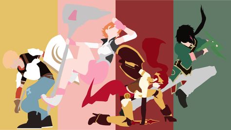 Team JNPR Minimalist by Abesario25.deviantart.com on @DeviantArt Rwby Pyrrha, Team Jnpr, Red Like Roses, Blake Belladonna, Team Rwby, Rwby Fanart, Rwby Anime, Rooster Teeth, Nerd Alert