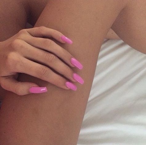 #pinkacrylics Nagellack Trends, Summer Acrylic Nails, Nail Jewelry, Manicure Y Pedicure, Dream Nails, Fire Nails, Funky Nails, Pretty Acrylic Nails, Best Acrylic Nails