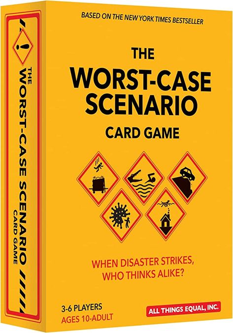 The Worst-CASE Scenario Card Game - All New Family/Party Game | 0% Trivia, 100% Humorous Fun Friend Game Night, Scenario Game, Adult Game Night, What Do You Meme, Awkward Family Photos, Family Party Games, Challenging Games, Worst Case Scenario, Family Party