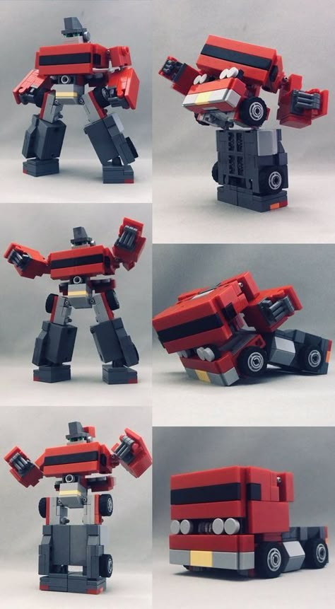 Lego Transformers Moc, Lego Design Ideas, Cool Lego Ideas, Lego Bots, Lego Boxes, Lego Transformers, Lego Sculptures, Lego Diy, Lego Mechs