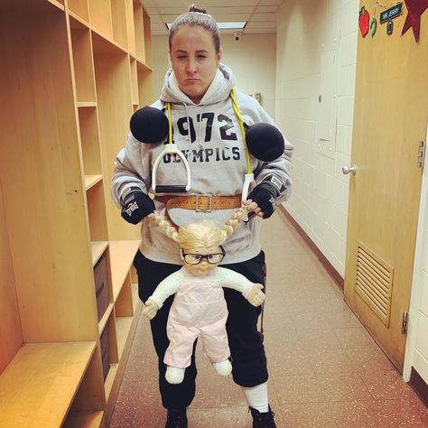 The Trunchbull Costume, Mrs Trenchbowl Costume, Halloween Costume For School Teachers, Matilda And Trunchbull Costume, Mrs Trunchbull Costume Diy, Matilda Trunk Or Treat, Ms Trenchbowl Costume, Trunchbull Costume Diy, Matilda Costume Ideas