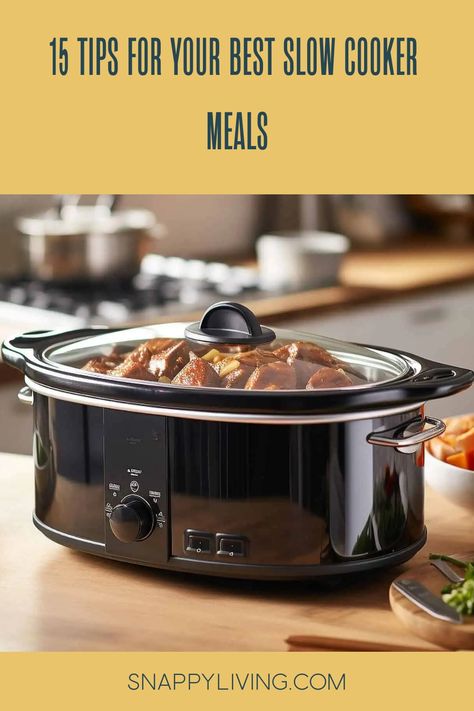 15 Tips for Your Best Slow Cooker Meals Slow Cooker Hacks, Slow Cooker Meals, Making French Fries, Delicious Slow Cooker Recipes, How To Thicken Sauce, Slow Cook, Best Slow Cooker, Homemade Yogurt, Slow Cookers