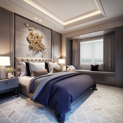 Bedroom luxury Bedroom Trends, Modern Luxury Bedroom, Luxury Bedroom Design, Fa Fal, Sanctuary Bedroom, Luxury Bedroom Master, Bedroom Bed Design, Night Stands, Modern Bedroom Decor