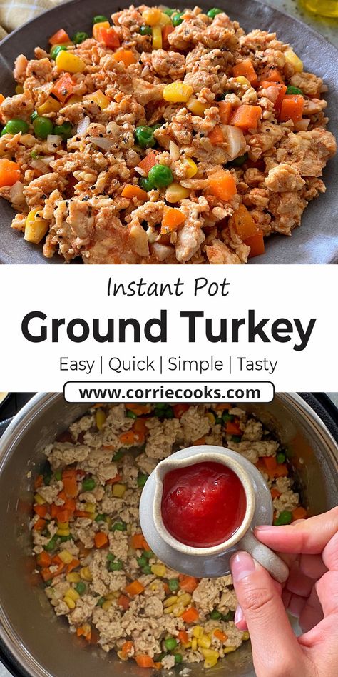 Pressure Cooker Ground Turkey, Instapot Ground Turkey Recipes Easy, Instant Pot Ground Turkey Recipes Easy, Instant Pot Ground Chicken Recipes Easy, Ground Turkey Pressure Cooker Recipes, Instapot Ground Turkey Recipe, Frozen Ground Turkey Instant Pot, Ground Turkey Recipes Instant Pot, Instant Pot Recipes Ground Turkey