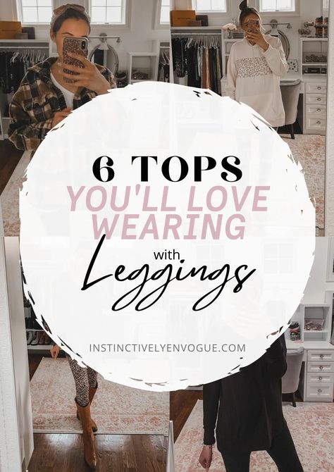 If you’re like me, you lived in leggings in 2020. It’s 2021 now, and not much has changed for me! I’ve found a lot of tops that work with leggings (i.e., They cover all the bases!), and I wanted to share my recent faves with you!  I've included some American Eagle/Aerie sweatshirts and fleeces, a few Amazon tunic tops, and an awesome Shein plaid sherpa jacket.  Click through to see my looks! #fashion #styleideas #leggingsoutfits #leggings Amazon Legging Outfits, Tunics With Leggings, Style Tips And Tricks, Boots And Leggings, Affordable Outfits, Tunic Leggings, Leggings Fitness, Casual Leggings, Oversized Turtleneck