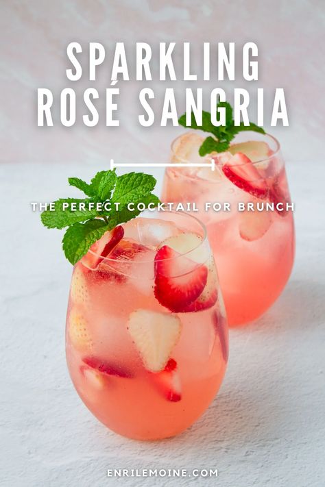 sparkling rosé sangría with prosecco,Sparkling Rosé Sangria Recipe,how to make sparkling rosé sangria,How do I make Sparkling Rosé Sangria,prosecco rose sangria,sparkling rose sangria recipe Sangria Prosecco, Summertime Sangria, Rosé Sangria, Sparkling Sangria, Pink Sangria, Sangria Ingredients, Pitcher Cocktails, Rose Sangria, Rose Cocktail