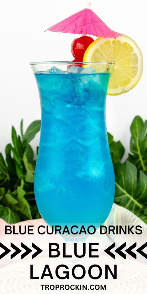 Blue Carico Drinks, Blue Colored Cocktails, Color Cocktail Party, Blue Tequila Drinks, Blue Curacao Drinks Easy, Vodka And Blue Curacao Drinks, Blue Mixed Drinks Alcohol, Blue Curacao Cocktails, Blue Raspberry Vodka Drinks