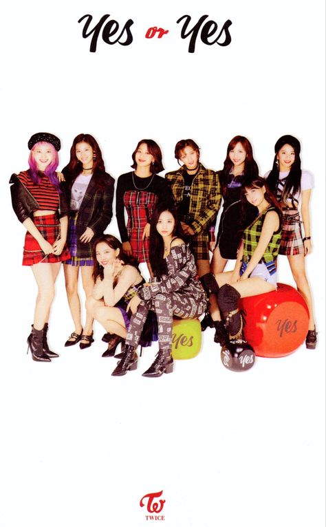 twice yes or yes photobook version a Yes Or Yes Twice, Twice Yes Or Yes, Yes Or Yes, First Love Story, Twice Korean, Twice Jihyo, Fashion Icons, Korean Music, Music Albums