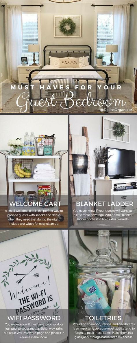 Home Office Shared, Luxury Guest Room, Guest Room Baskets, Guest Room Ideas, Guest Room Furniture, Guest Room Essentials, Cozy Guest Rooms, Basement Guest Rooms, Small Guest Room