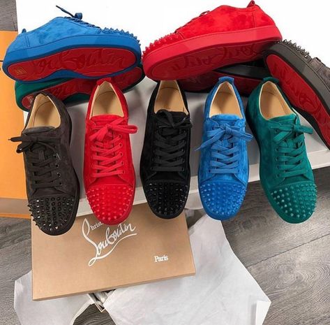 Christian Louboutin Shoes Mens, Louboutin Shoes Mens, Red Bottoms For Men, Exclusive Sneakers, Chanel Espadrille, Bvlgari Bags, Men Fashion Casual Outfits, Red Bottoms, You Rock