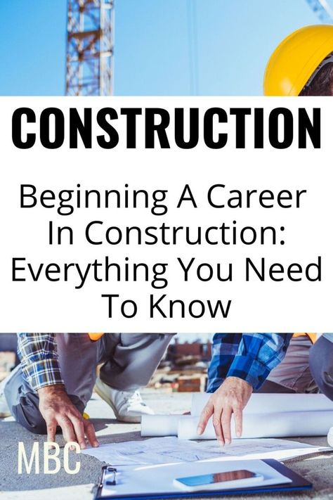 From general laboring to site engineers and managers there are many profitable roles in construction. Find out about how to enter the field, and what you can expect from a career in construction How To Become A General Contractor, Construction Knowledge, General Contractor Business, Kingdom Builders, Contractor Business, Construction Manager, Construction Bids, Goals Setting, Office Culture