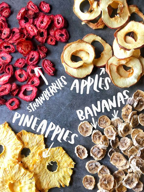 Ever wanted to Make Your Own Homemade Dried Fruit? Tracy from Shutterbean shows you how! Snacks Photography, Dried Fruit Recipe, Fruit Chip, Dried Fruit Snacks, Homemade Holiday Gifts, Fruit Fruit, Fruit Packaging, Dehydrated Fruit, Dehydrated Food