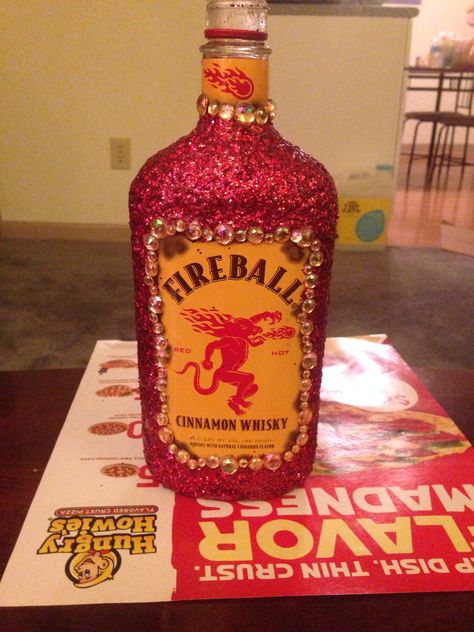 No one truly understands my love for Fireball Whisky. Fireball Bottle Crafts, Fireball Bottle, Liquor Bottle Crafts, Gifts For Campers, Alcohol Bottles, Wine Glass Holder, Gifts For Photographers, Fitness Gifts, Camping Gifts