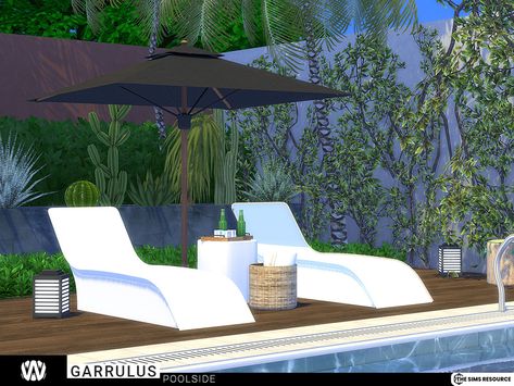 Mod Pool, Poolside Chairs, Backyard Chairs, Pool Bed, Poolside Lounge, Outside Pool, Pool Lounge Chairs, Outdoor End Tables, Pool Chairs