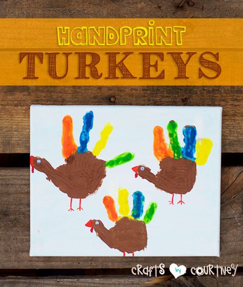 How-to Paint Colorful Handprint Turkeys for Thanksgiving  by Courtney Sanchez Enjoy this season's blessings with a painted handprint turkey craft! It's sure to be a special memory for you and your kids to share this Thanksgiving.