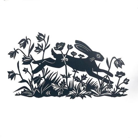 RebeccaDruryPrints on Instagram: "✨Now available✨'Hare in the Harebells' is a limited edition handmade linocut print, now available from my website (link in bio). It is printed in traditional black or this lovely blue, which is the ink mix from my bluebell reduction print (ultramarine, violet, white, a touch of ochre and crimson, all noted down so I remember when I come to print the rest of the edition)! Each one is numbered, titled and signed. Available unmounted or mounted to fit a standard A4 frame. A lovely Easter gift, should you be requiring one 😉  . . . . . . . . . . #hare #flowers #wildlife #wildnature #linocut #linoprint #printmaking #linocutdesign #doodle #illustration #natureinspired #dorset #countrylife #wildflowers #printmakersofinstagram #printmaker #printmakerspost #maker # Bunny Linocut, Hare Linocut, Hare Pictures, Reduction Print, Hare Illustration, Printmaking Ideas, Woodcut Illustration, Lino Cuts, A4 Frame