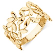 Olive Leaf Ring in 10kt Yellow Gold Olive Branch Design, Gold Rings Online, Olive Leaf Ring, The Olive Branch, Michael Hill, Engagement Rings Diamond, Branch Design, Gold Rings Fashion, Gold Ring Designs