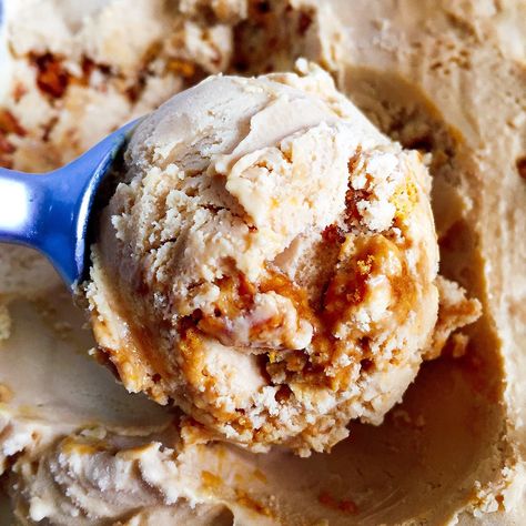 Rhubarb Ice Cream, Caramel Ice Cream Recipe, Churro Ice Cream, Salted Caramel Ice Cream, Caramel Ice Cream, Homemade Ice Cream Recipes, Coconut Caramel, Coconut Ice Cream, No Churn Ice Cream