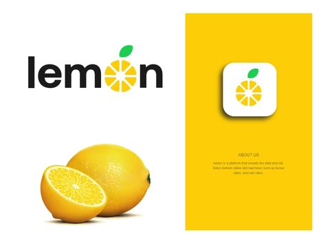 Orange Cafe, Lemon Logo, Farm Logo Design, Packaging Design Ideas, Billboard Design, Farm Logo, Happy Food, Logo Identity, Happy Foods