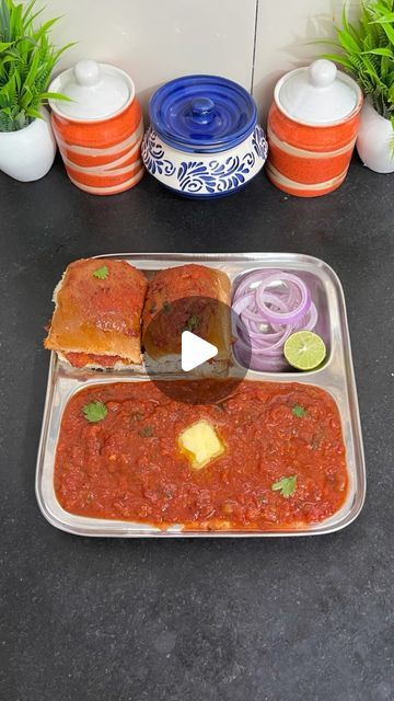 155K views · 7K likes | Hatke Sawad on Instagram: "Pav Bhaji Recipe ❤️😋😍🤤  Pav bhaji recipe ingredients:- Butter-1 tbsp Oil-1 tsp Tomato-1 cup Potato-1 cup Beetroot-1 cup Carrot-1 cup Green peas-1 cup Cauliflower-1 cup Salt as per taste  Pav bhaji masala-1 tsp Butter-2 tbsp Oil-2 tbsp Onion-1/2 cup Capsicum-1/2 cup Chilli garlic paste-3 tbsp Pav bhaji masala-2 tbsp Kashmiri red chilli powder-1/2 tsp Coriander powder-1 tsp Turmeric powder-1/4 tsp Salt as per taste  Coriander leaves  One lemon juice   #pavbhaji #bhaji #pavbhajirecipe #streetstylepavbhaji #mumbaistreetfood #indianstreetfood #easyrecipes #viralvideos #indianfood #streetfood #explorepage #trending #reels #reelsinstagram #weekend" Paw Bhaji Recipe, Pav Bhaji Recipe Mumbai, Pav Bhaji Recipe, Pav Bhaji Masala, Mumbai Street Food, Bhaji Recipe, Pav Bhaji, Recipes Snacks, Trending Reels