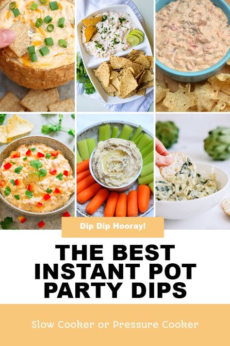 This collection of The BEST Instant Pot Party Dips is a great place to find amazing dips to make for Super Bowl Sunday or any kind of party! Or just whip one of these Instant Pot Dips any time the family is watching television together! [featured on Slow Cooker or Pressure Cooker] #InstantPotDipRecipes #DipRecipes #InstantPotRecipes #PartyDips Dips To Make, Amazing Dips, Low Carb Holiday Recipes, Low Carb Holiday, Watching Television, Holiday Favorite Recipes, Party Dips, Best Instant Pot Recipe, Savory Appetizer