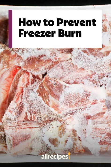 What Is Freezer Burn and How Do You Prevent It? | "If you have any experience at all with frozen foods, you've likely dealt with freezer burn a time or two. The phenomenon is annoying and unpleasant, but is it unsafe? Also, can freezer burn be prevented? Here's what you need to know: " #cookingtips #cookinghacks #howtocook #cookingtricks How To Prevent Freezer Burn Meat, Burned Food, Freezing Zucchini, Ideas Cocina, Cooking A Roast, Burnt Food, Kitchen Help, Frozen Foods, Freezer Burn