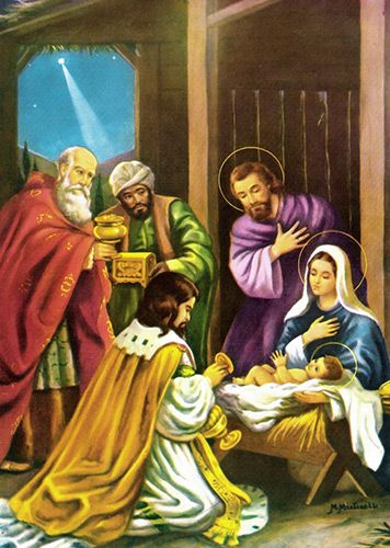 Santos Reis, Epifania do Senhor. Conheça tudo sobre Santos Reis, Biografia e Artigos Religiosos relacionados a Santos Reis. Religious Christmas Art, Terra Santa, Roi Mage, Birth Of Jesus Christ, Church Flower Arrangements, Jesus And Mary Pictures, Jesus Christ Art, Three Wise Men, O Holy Night