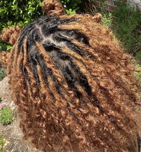 Goddess Locs Real Hair, Lox Extensions, Dread Color Ideas Locs, Coil Locs, 4c Locs, Real Locs, Loc Colors, Curly Locs, Protective Style Braids