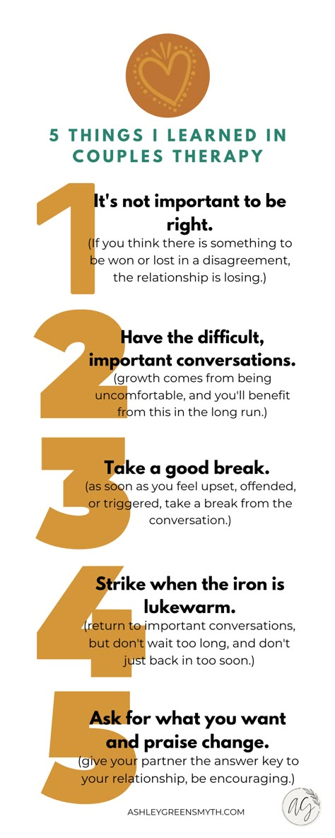 Here is my confession that I know couples therapy can be helpful because I've been in both chairs. ⠀ Couples therapy is usually sought as relationship intervention, but it can also be a helpful checkpoint to have a guided conversation about the strengths in your partnership, too. Swipe through to read some valuable lessons from couples therapy. 🌿 ⠀⠀⁠⁠⠀ #therapy #relationships #relationshipgoals Couples Therapy Interventions, Healing Activities For Couples, Couple Therapy Exercises, Relationship Therapy Questions, Couples Therapy Communication, Diy Couples Therapy, Couple Counseling Worksheets Therapy, Relationship Exercises For Couples, Communication Exercises For Couples