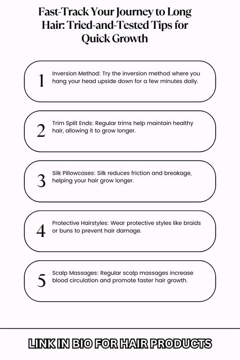 Ready to fast-track your way to long, luscious locks? Our tried-and-tested tips have helped countless people achieve their hair growth goals. From unique methods to essential habits, we're here to guide you on your journey to faster hair growth. Morning Routine No Phone, No Phone In The Morning, Hair Growth Goals, Inversion Method, Faster Hair Growth, Growth Goals, No Phone, Grow Long Hair, Hair Growth Faster