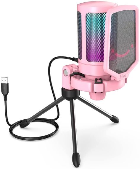 $35.99 Super cute budget friendly microphone! Perfect for streaming and gaming, even comes with a filter!
Use my affiliate link! (◕‿-) Work Status, Gaming Microphone, Usb Microphone, Game Streaming, Background Noise, Computer Setup, Recording Microphone, Pc Gamer, Gaming Headset