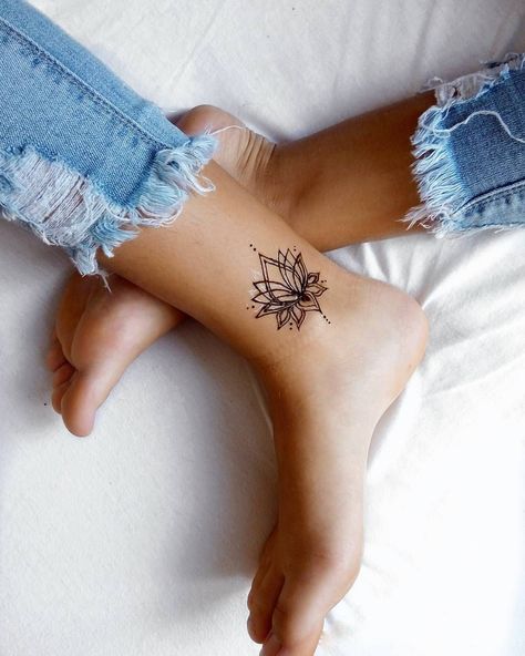 245+ Best Yoga Tattoos Designs and Ideas (2023) - TattoosBoyGirl Bohemian Flower Tattoo, Fancy Tattoo For Girl, Upper Wrist Tattoo, Bohemian Tattoos For Women, Feet Tattoos For Women Beautiful, Sister Tats, Tattoo Klein, Lotusblume Tattoo, Lotus Tattoos