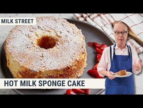 (26559) Best Recipe You've Never Heard of: Hot Milk Sponge Cake - YouTube Hot Milk Sponge Cake Recipe Milk Street, Yellow Blender Cake Milk Street, Hot Milk Cake Recipe, Hot Milk Sponge Cake Recipe, Milk Sponge Cake Recipe, Squeaky Mixer, 1234 Cake, Hot Milk Sponge Cake, Best Rice Pudding