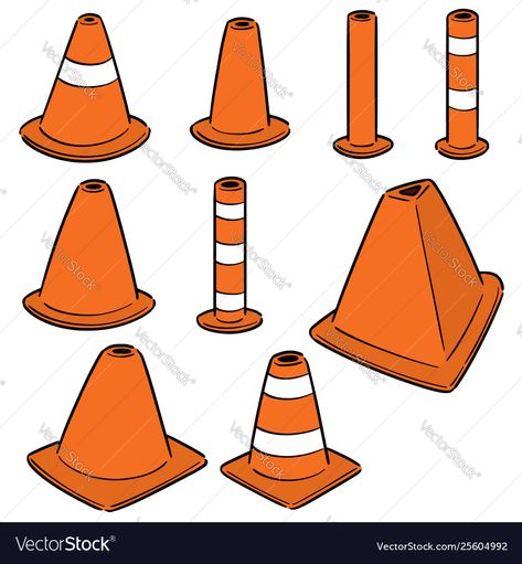 Charger Art, Traffic Cone, Single Image, Png Images, Embroidery Patterns, Art Reference, Vector Images, Vector Free, Royalty Free