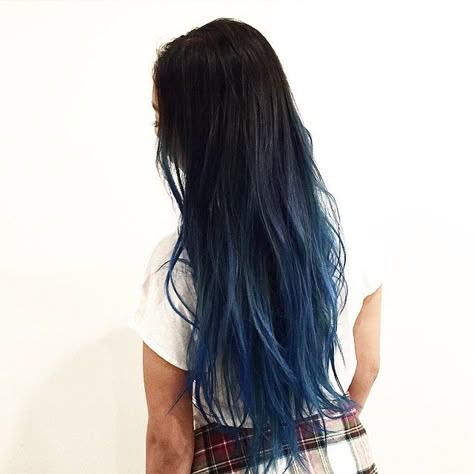 hair color ref Blue Ombre Hair, Frontal Hairstyles, Trendy Hair Color, Hair Color Blue, Ombre Hair Color, Cool Hair Color, Grunge Hair, Hair Color For Black Hair, Ombre Hair