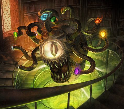 Clockwork Dnd, Dnd Construct, Beholder Dnd, Dnd Horror, Dnd Concept, Rpg Monsters, Monster Manual, D D Monsters, Dnd Monsters