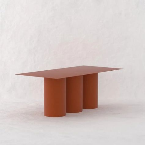 Terracotta Tripod Dining Table For Sale at 1stDibs Artichoke Lamp, Womb Chair, Square Dining Tables, Modern Art Deco, Mid Century Modern Art, Pillows And Throws, Auction Items, Vases And Vessels, Wishbone Chair