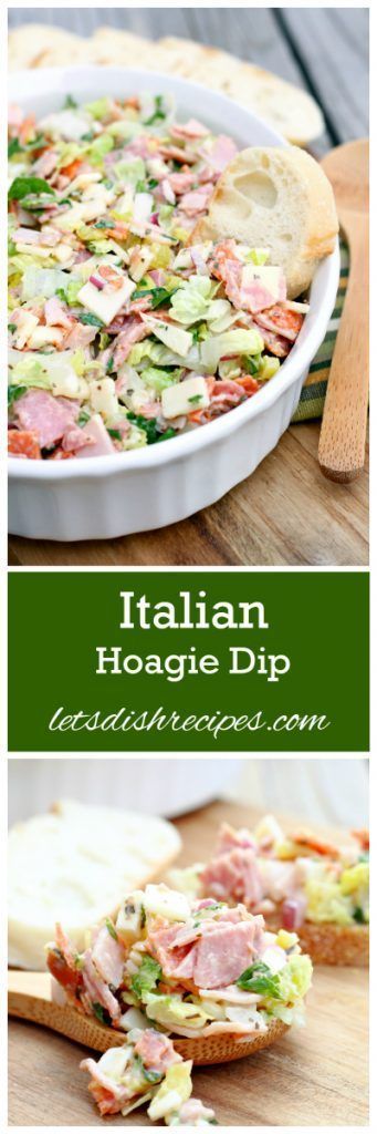 Italian Hoagie Dip Recipe | All your favorite sub sandwich fixings in a delicious and easy to eat dip. Such a fun appetizer! Hoagie Dip Recipe, Italian Hoagie Dip, Jalapeno Recipes Appetizers, Sandwich Fixings, Appetizers Italian, Friendsgiving Recipes Appetizers, Italian Finger Foods, Hoagie Dip, Pilsbury Recipes