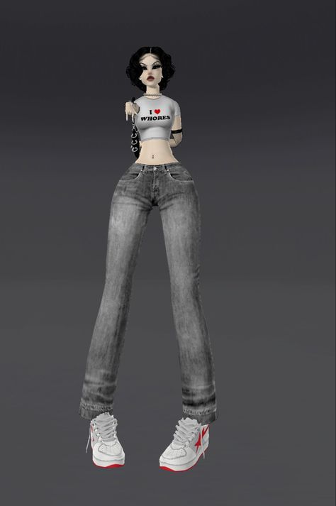 Imvu Body, Imvu Body Scales, Imvu Y2k, Imvu Avi Ideas Y2k, Imvu Emo Outfits, Imvu Fits Y2k, Imvu Outfits Ideas Cute Y2k, Imvu Cute Outfits, Imvu Fits