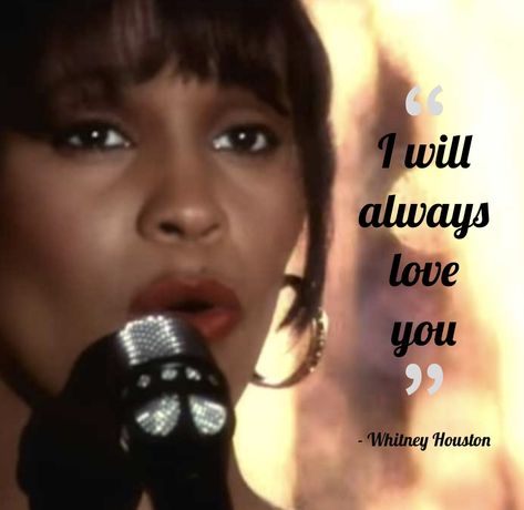 Whitney Houston - I Will Always Love You Song Lyric Quote I Will Always Love You Song, Love Yourself Song, Song Lyric Quotes, Song Lyric, Whitney Houston, Always Love You, Song Quotes, Lyric Quotes, Quote Posters