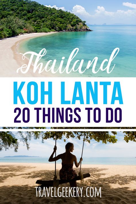 Thailand Activities, Thailand Travel Destinations, Beautiful Thailand, Beaches Resorts, Thailand Itinerary, Thailand Travel Tips, Thailand Travel Guide, Visit Asia, Koh Lanta